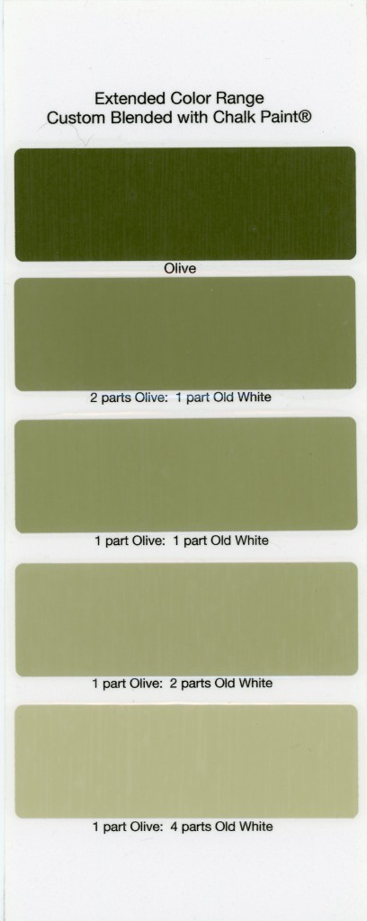 Annie Sloan Paint Colors Chart