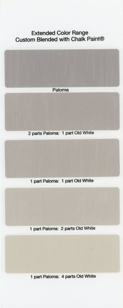 Gray Paint Chart