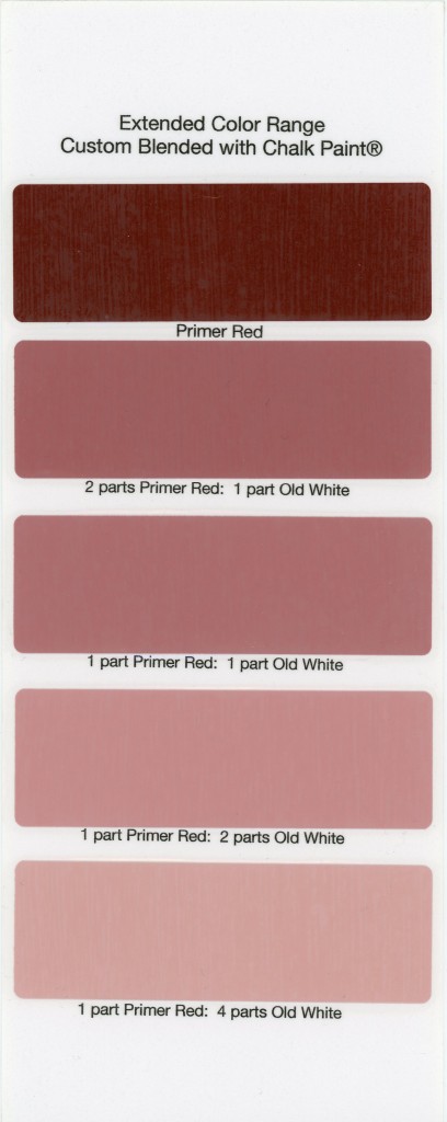 Annie Sloan Chalk Paint Colours Chart 2015