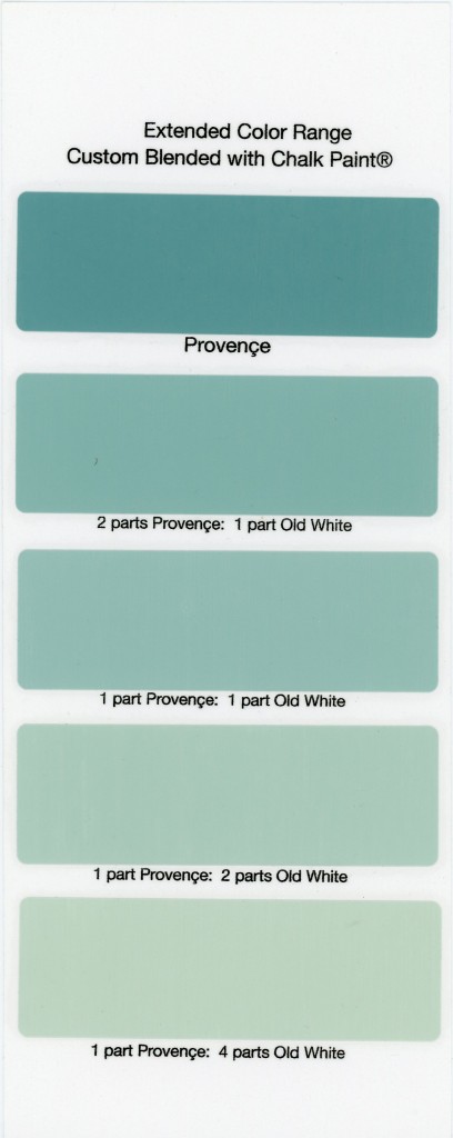 Duck Egg Blue Colour Chart