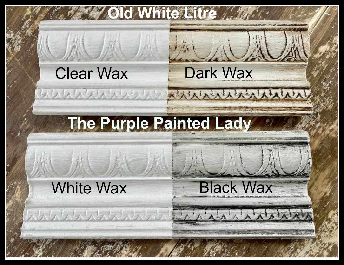 Difference in Pure White, Original & Old White Chalk Paint