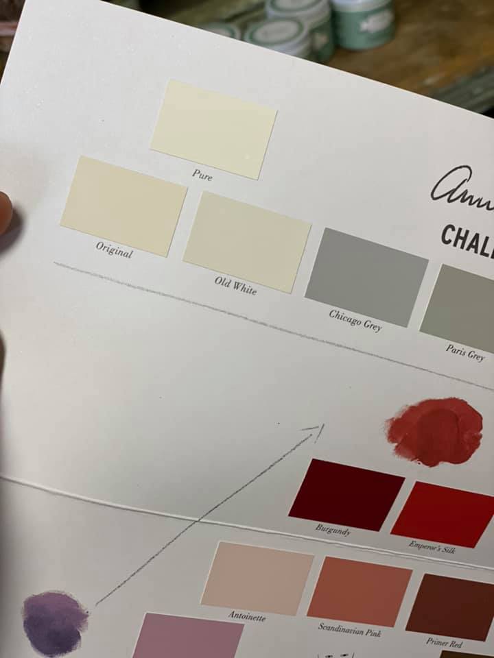 Chalk Paint® Color Chart don’t always judge a color by a 1″ swatch