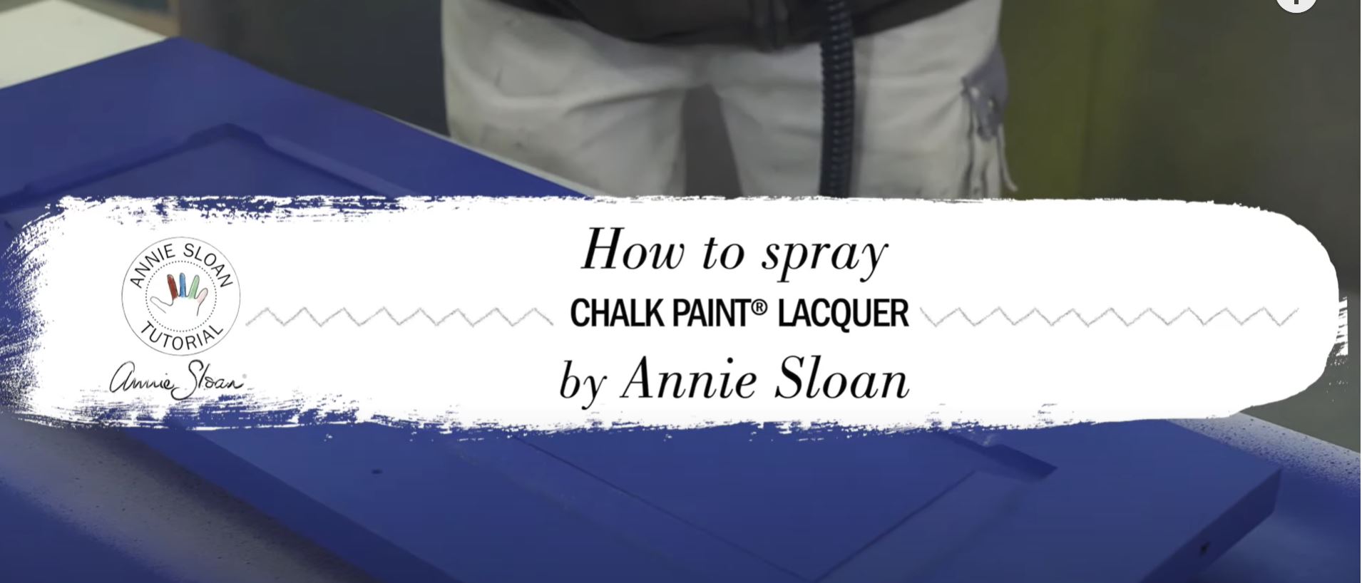 Spraying Chalk Paint® by Annie Sloan with a Paint Sprayer The Purple