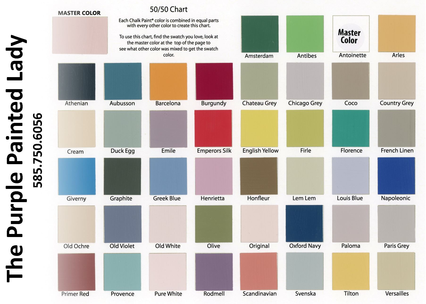 Mixing Chalk Paint® Colors 50/50 - Annie Sloan Vintage Now Modern