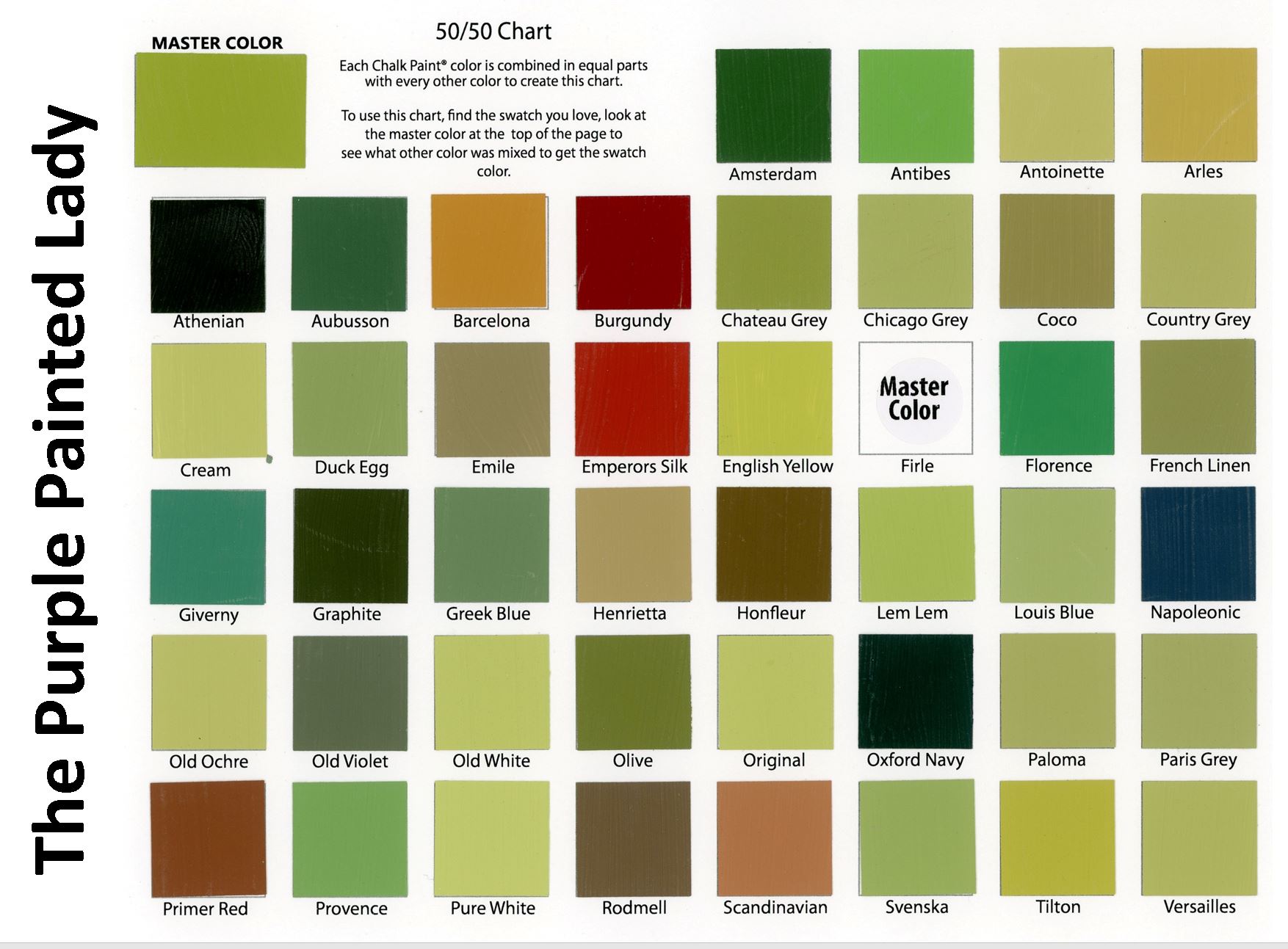 Mixing Chalk Paint® Colors 50/50 - Annie Sloan Vintage Now Modern